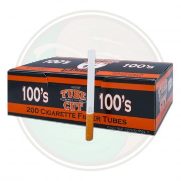 Gambler Tube Cut Full Flavor 100s Size Cigarette Tubes for Roll Your Own Whole Leaf Tobacco Leaf Only